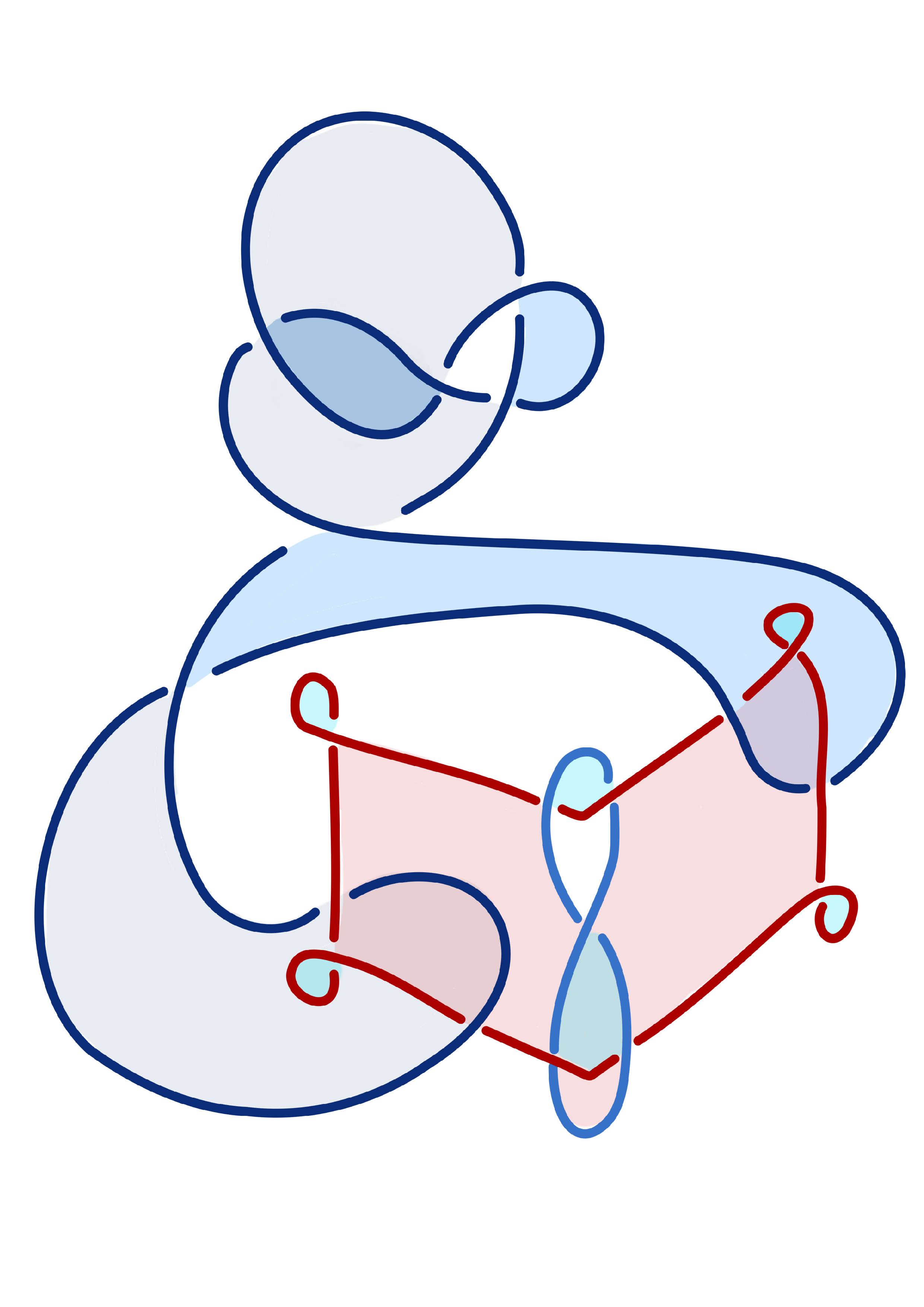 A link-theoretic portrait of me. This is 4_1#L10a151.